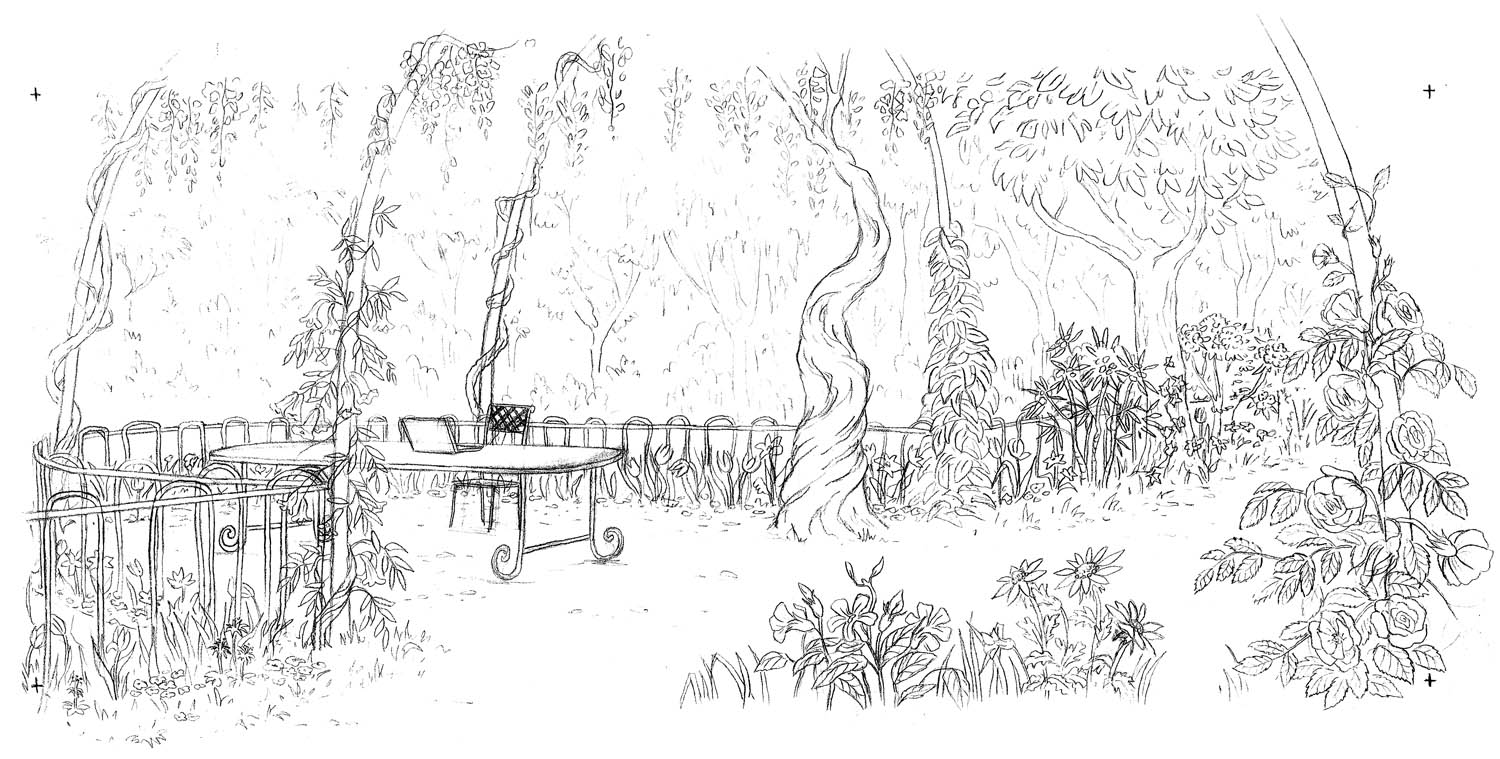 Dibujo para colorear: Jardín (Naturaleza) #166355 - Dibujos para Colorear e Imprimir Gratis