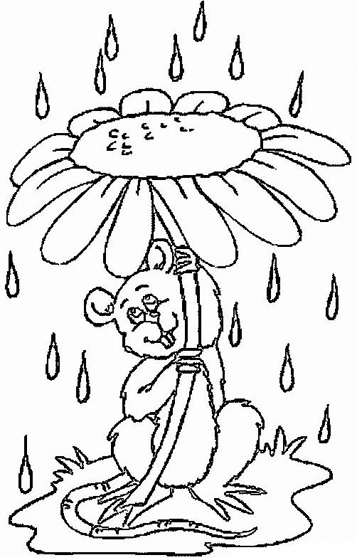 Dibujo para colorear: lluvia (Naturaleza) #158213 - Dibujos para Colorear e Imprimir Gratis