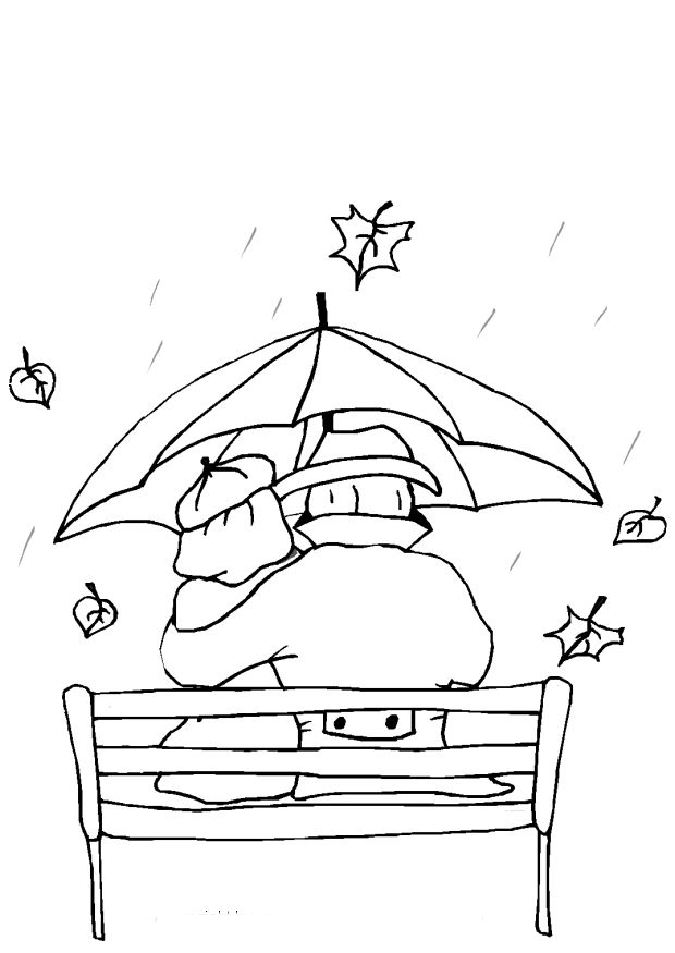 Dibujo para colorear: lluvia (Naturaleza) #158230 - Dibujos para Colorear e Imprimir Gratis