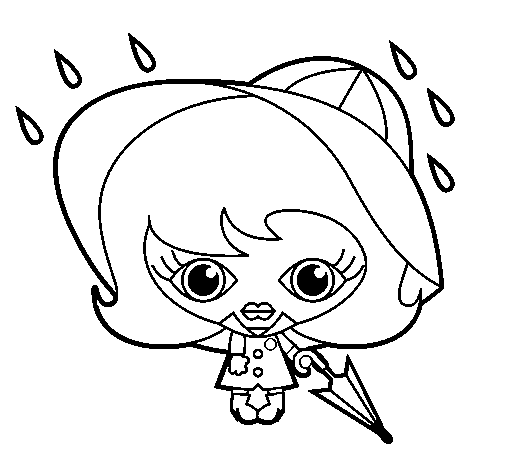 Dibujo para colorear: lluvia (Naturaleza) #158242 - Dibujos para Colorear e Imprimir Gratis