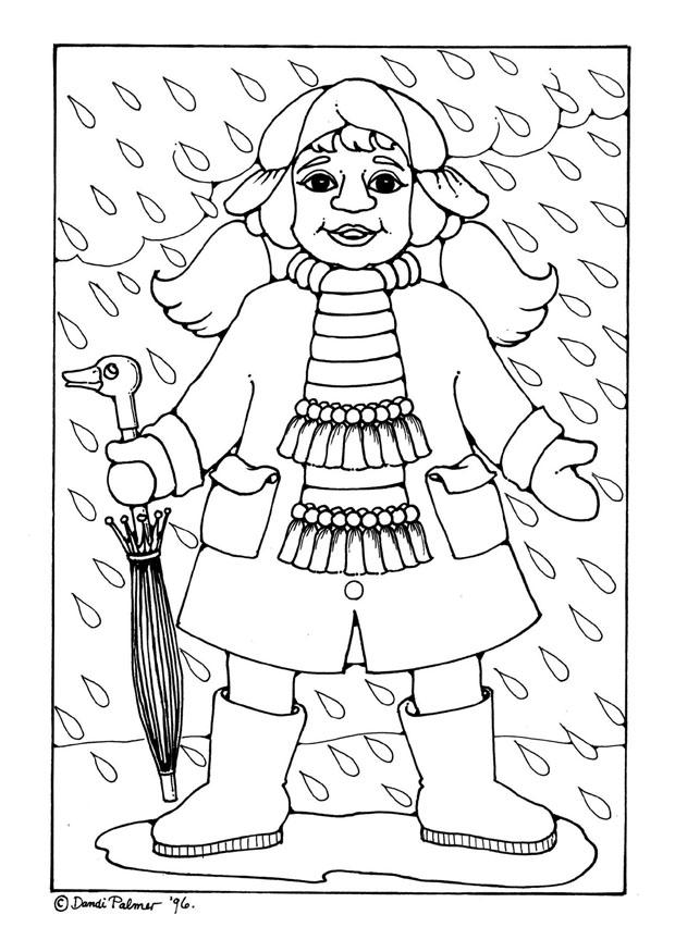 Dibujo para colorear: lluvia (Naturaleza) #158319 - Dibujos para Colorear e Imprimir Gratis