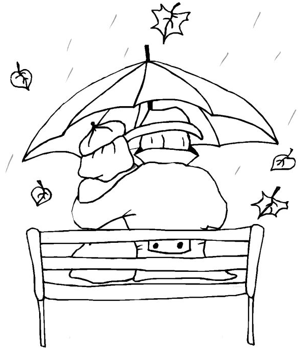 Dibujo para colorear: lluvia (Naturaleza) #158365 - Dibujos para Colorear e Imprimir Gratis