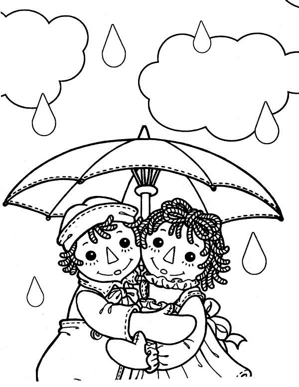 Dibujo para colorear: lluvia (Naturaleza) #158417 - Dibujos para Colorear e Imprimir Gratis