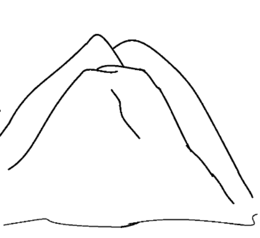 Dibujo para colorear: Montaña (Naturaleza) #156493 - Dibujos para Colorear e Imprimir Gratis
