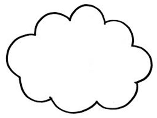 Dibujo para colorear: Nube (Naturaleza) #157320 - Dibujos para Colorear e Imprimir Gratis