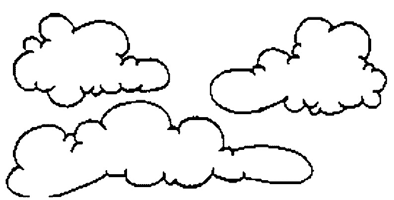 Dibujo para colorear: Nube (Naturaleza) #157323 - Dibujos para Colorear e Imprimir Gratis