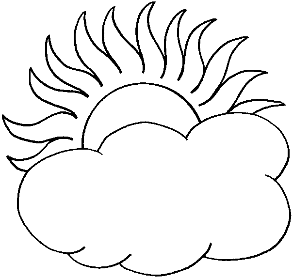 Dibujo para colorear: Nube (Naturaleza) #157349 - Dibujos para Colorear e Imprimir Gratis