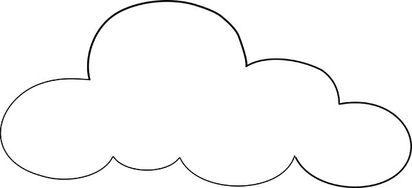 Dibujo para colorear: Nube (Naturaleza) #157392 - Dibujos para Colorear e Imprimir Gratis