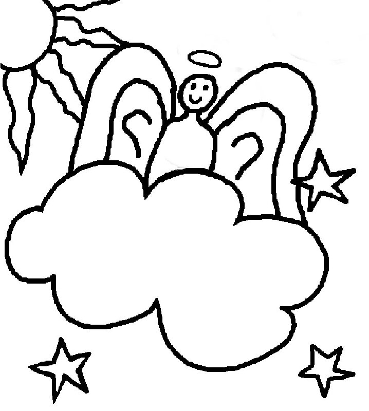 Dibujo para colorear: Nube (Naturaleza) #157450 - Dibujos para Colorear e Imprimir Gratis