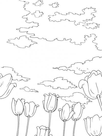 Dibujo para colorear: Nube (Naturaleza) #157458 - Dibujos para Colorear e Imprimir Gratis