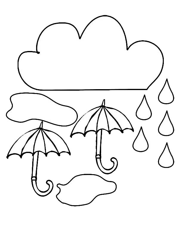 Dibujo para colorear: Nube (Naturaleza) #157552 - Dibujos para Colorear e Imprimir Gratis