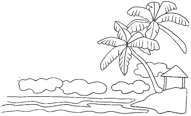 Dibujo para colorear: Palma (Naturaleza) #161292 - Dibujos para Colorear e Imprimir Gratis