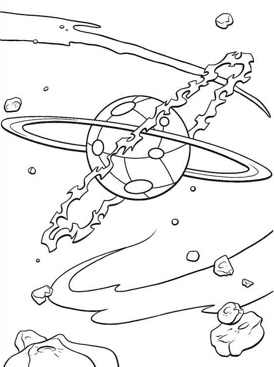 Dibujo para colorear: Planeta (Naturaleza) #157617 - Dibujos para Colorear e Imprimir Gratis