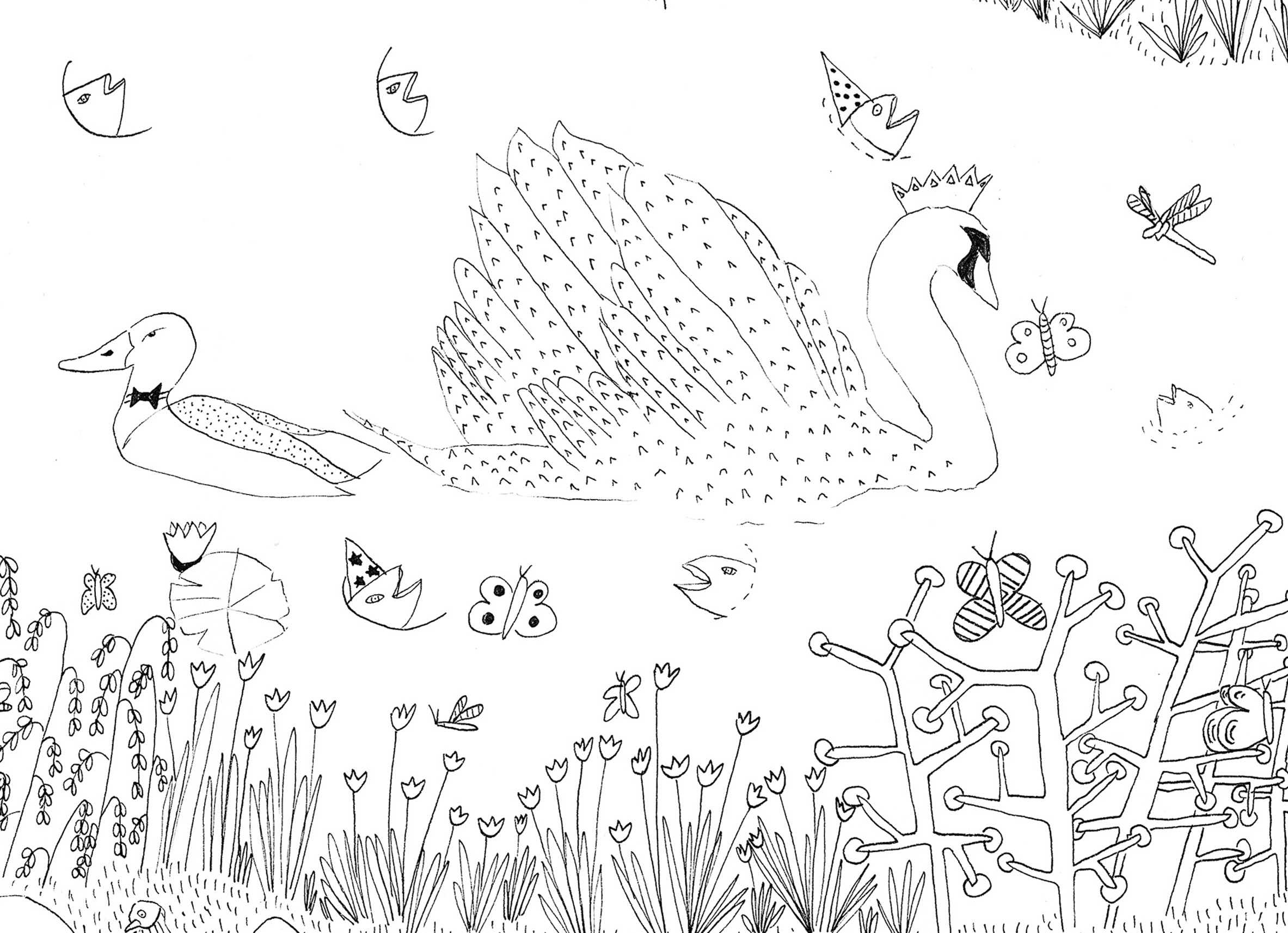 Dibujo para colorear: Ramo de flores (Naturaleza) #160851 - Dibujos para Colorear e Imprimir Gratis