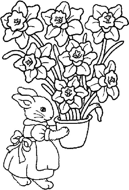 Dibujo para colorear: Ramo de flores (Naturaleza) #160873 - Dibujos para Colorear e Imprimir Gratis