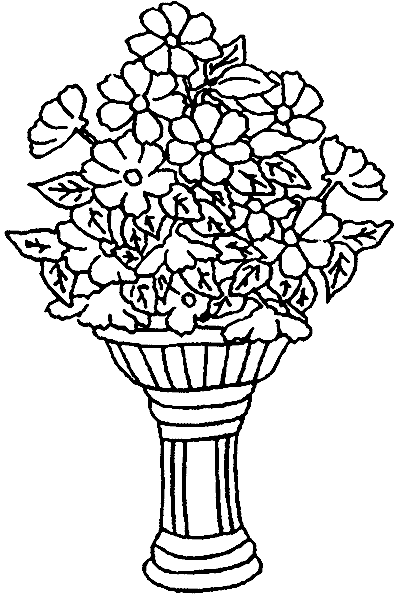 Dibujo para colorear: Ramo de flores (Naturaleza) #160887 - Dibujos para Colorear e Imprimir Gratis