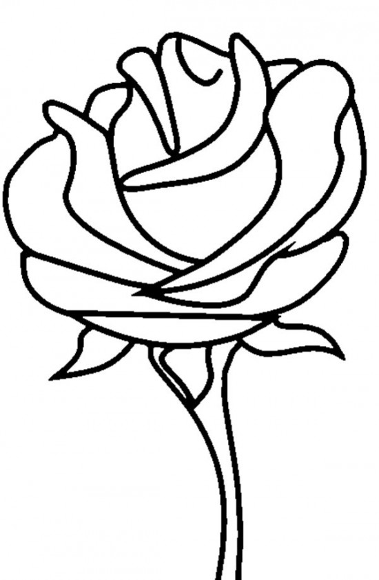 Dibujo para colorear: Rosas (Naturaleza) #161876 - Dibujos para Colorear e Imprimir Gratis