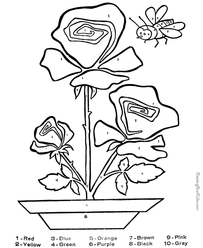 Dibujo para colorear: Rosas (Naturaleza) #162043 - Dibujos para Colorear e Imprimir Gratis