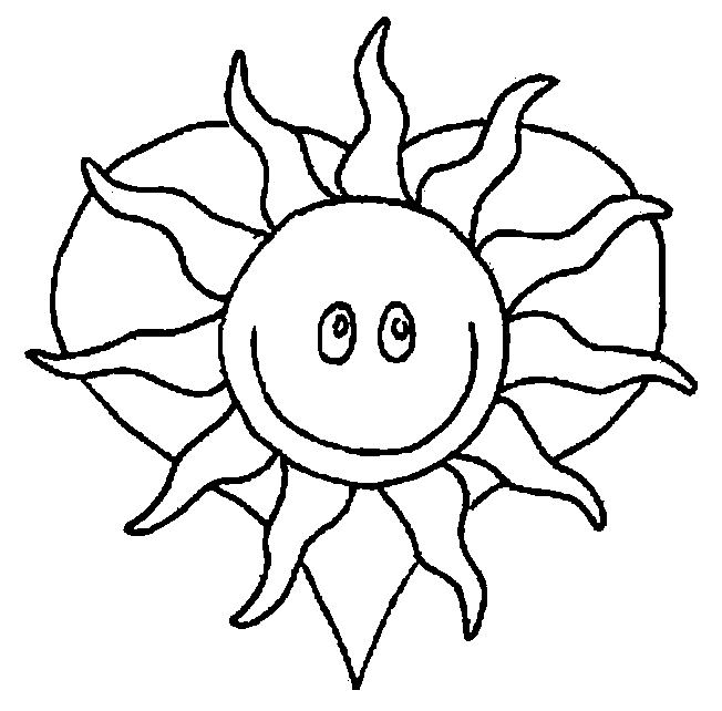 Dibujo para colorear: Sol (Naturaleza) #157979 - Dibujos para Colorear e Imprimir Gratis