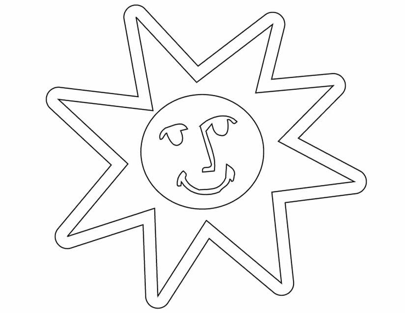 Dibujo para colorear: Sol (Naturaleza) #157995 - Dibujos para Colorear e Imprimir Gratis