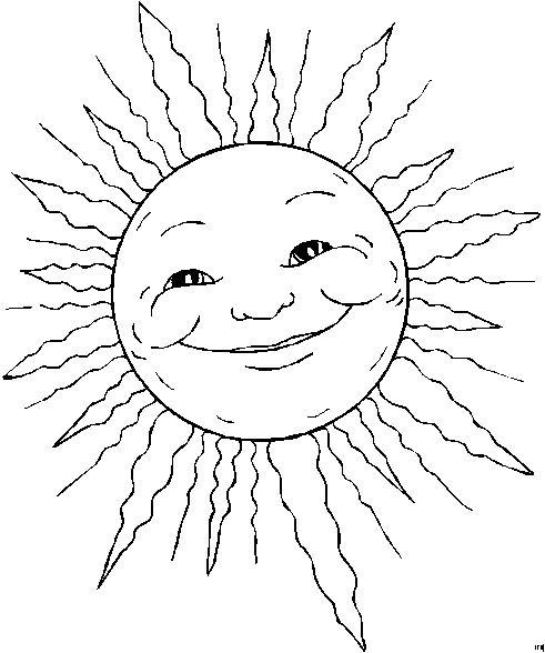 Dibujo para colorear: Sol (Naturaleza) #158031 - Dibujos para Colorear e Imprimir Gratis