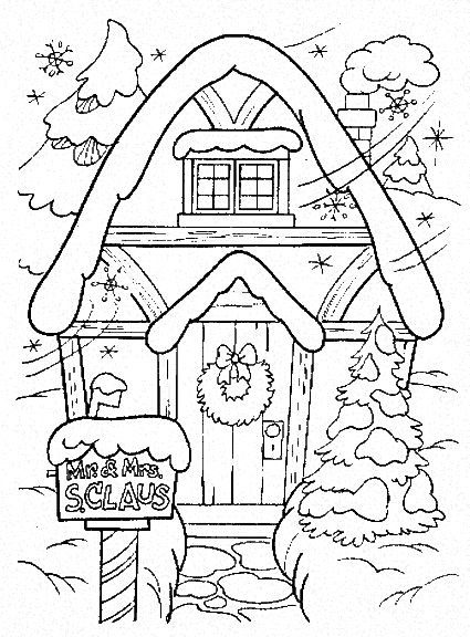 Dibujo para colorear: Temporada de Invierno (Naturaleza) #164444 - Dibujos para Colorear e Imprimir Gratis