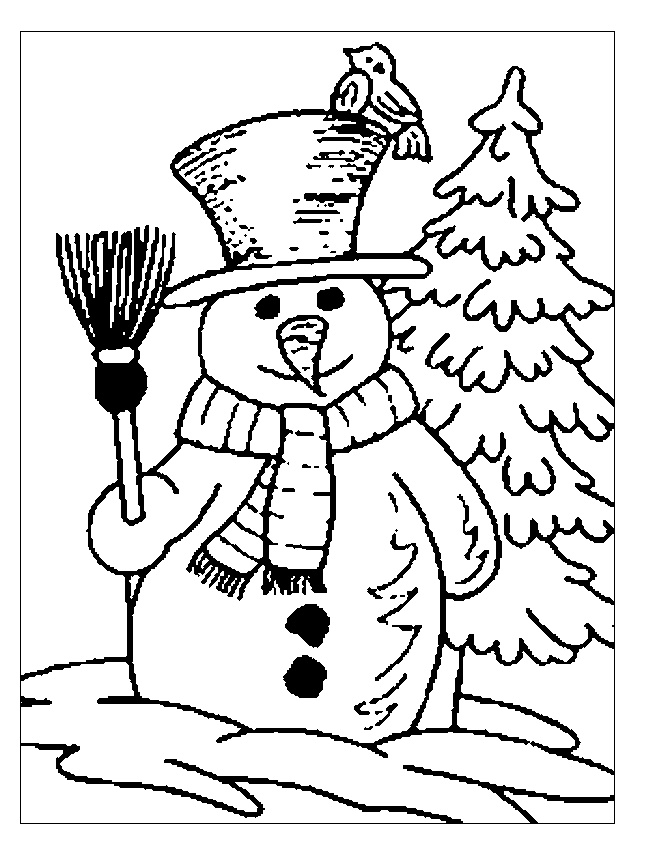 Dibujo para colorear: Temporada de Invierno (Naturaleza) #164456 - Dibujos para Colorear e Imprimir Gratis
