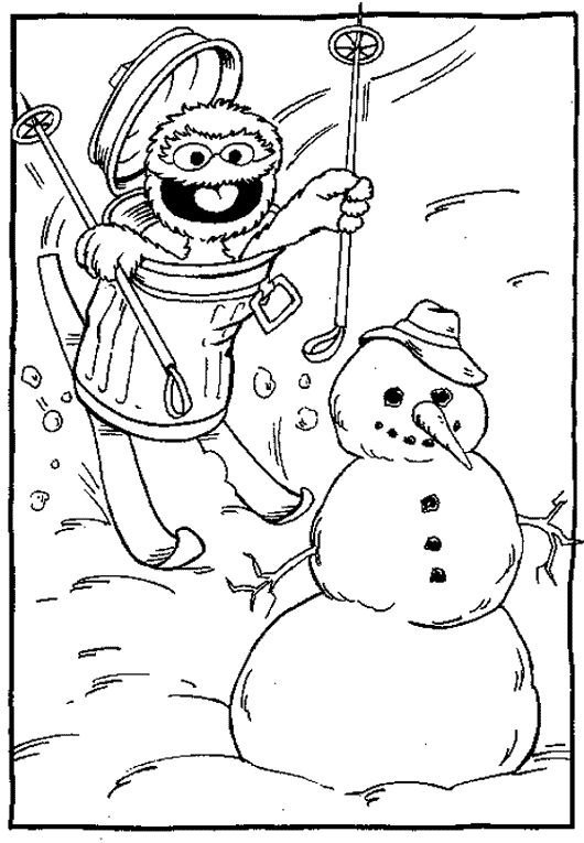 Dibujo para colorear: Temporada de Invierno (Naturaleza) #164484 - Dibujos para Colorear e Imprimir Gratis