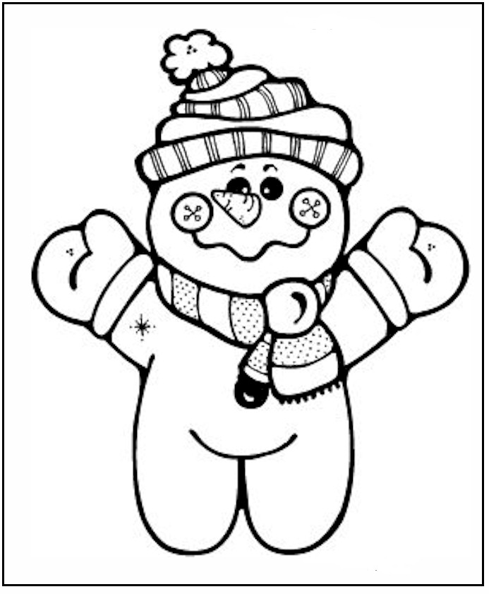 Dibujo para colorear: Temporada de Invierno (Naturaleza) #164498 - Dibujos para Colorear e Imprimir Gratis