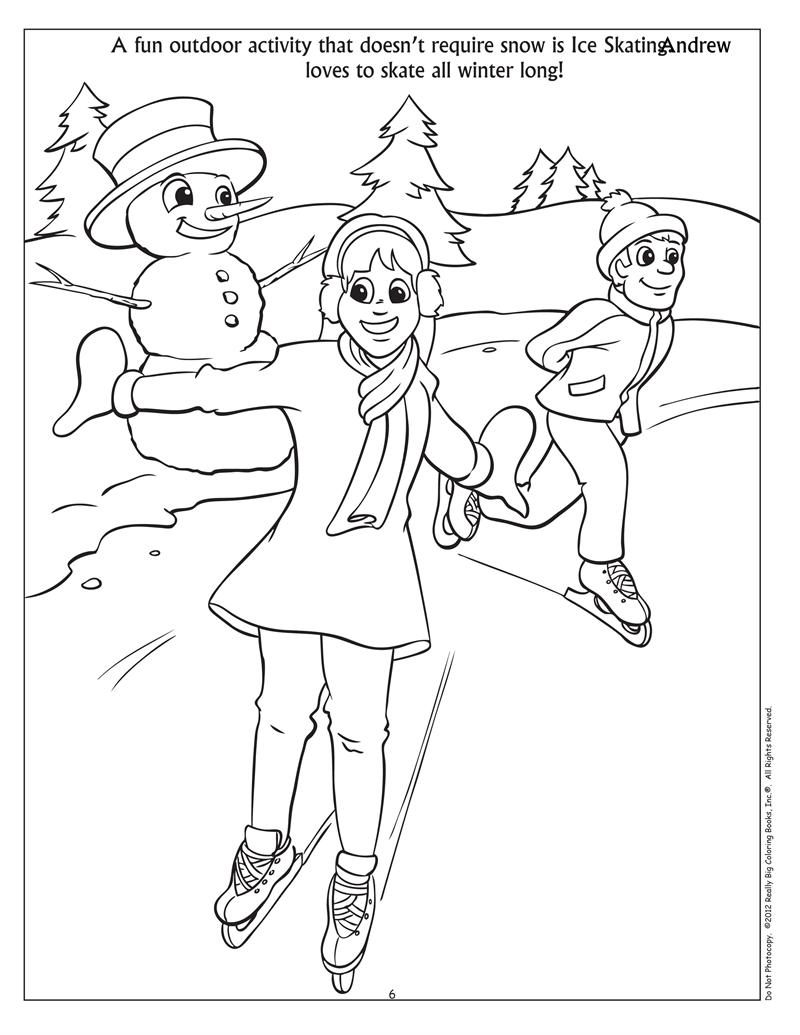 Dibujo para colorear: Temporada de Invierno (Naturaleza) #164517 - Dibujos para Colorear e Imprimir Gratis