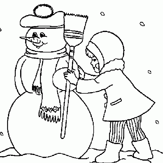 Dibujo para colorear: Temporada de Invierno (Naturaleza) #164520 - Dibujos para Colorear e Imprimir Gratis