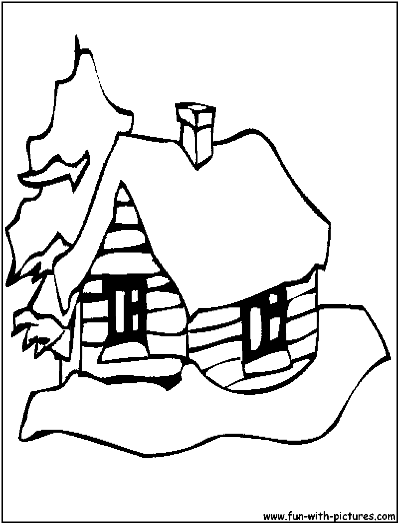 Dibujo para colorear: Temporada de Invierno (Naturaleza) #164550 - Dibujos para Colorear e Imprimir Gratis