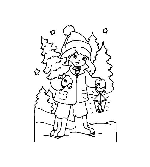 Dibujo para colorear: Temporada de Invierno (Naturaleza) #164586 - Dibujos para Colorear e Imprimir Gratis