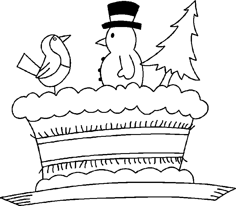 Dibujo para colorear: Temporada de Invierno (Naturaleza) #164636 - Dibujos para Colorear e Imprimir Gratis