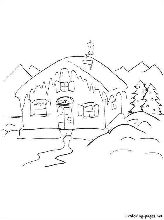 Dibujo para colorear: Temporada de Invierno (Naturaleza) #164658 - Dibujos para Colorear e Imprimir Gratis