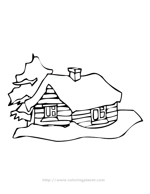 Dibujo para colorear: Temporada de Invierno (Naturaleza) #164661 - Dibujos para Colorear e Imprimir Gratis