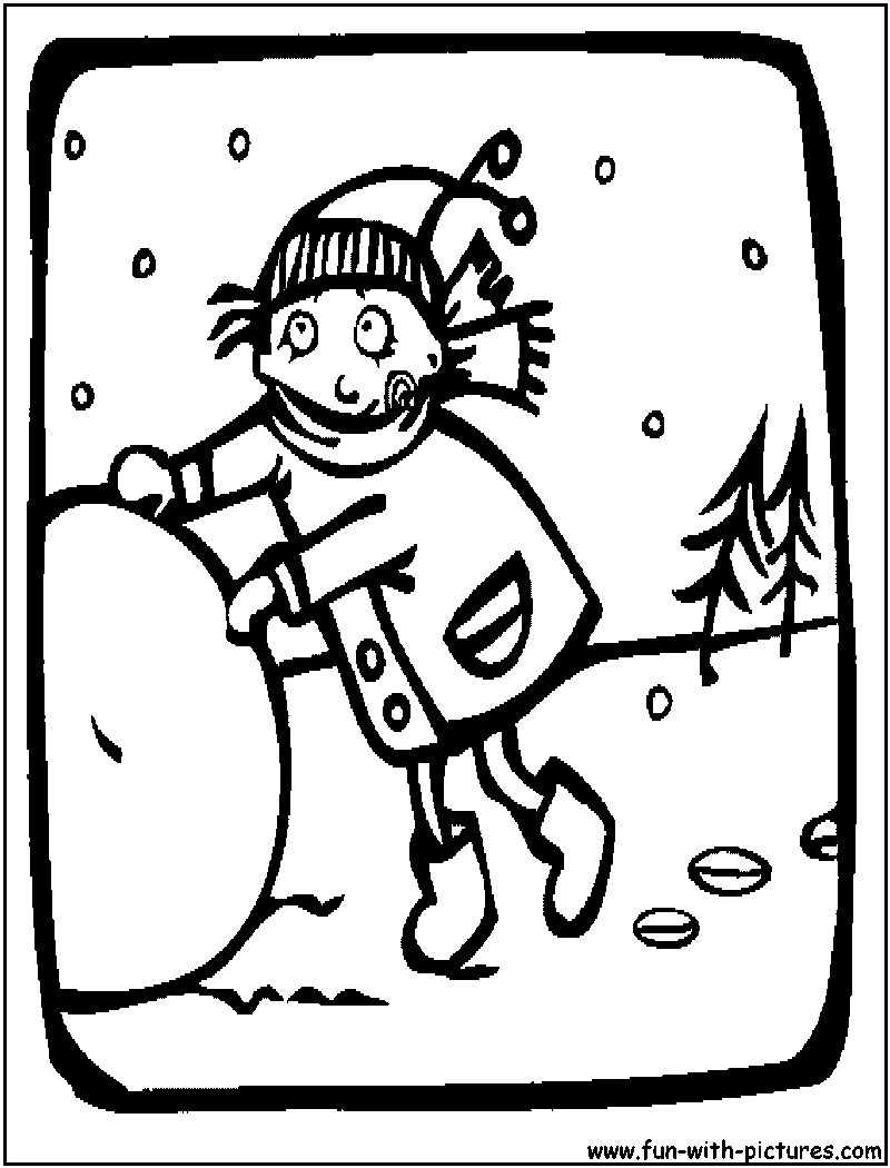 Dibujo para colorear: Temporada de Invierno (Naturaleza) #164685 - Dibujos para Colorear e Imprimir Gratis