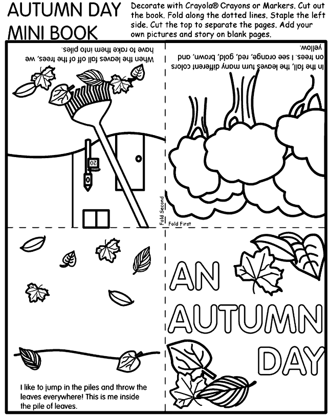 Dibujo para colorear: Temporada de Otoño (Naturaleza) #164057 - Dibujos para Colorear e Imprimir Gratis