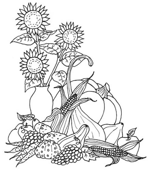Dibujo para colorear: Temporada de Otoño (Naturaleza) #164064 - Dibujos para Colorear e Imprimir Gratis