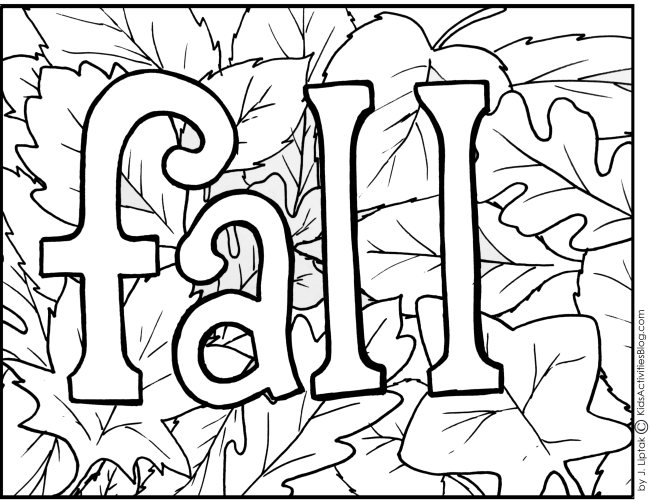 Dibujo para colorear: Temporada de Otoño (Naturaleza) #164108 - Dibujos para Colorear e Imprimir Gratis