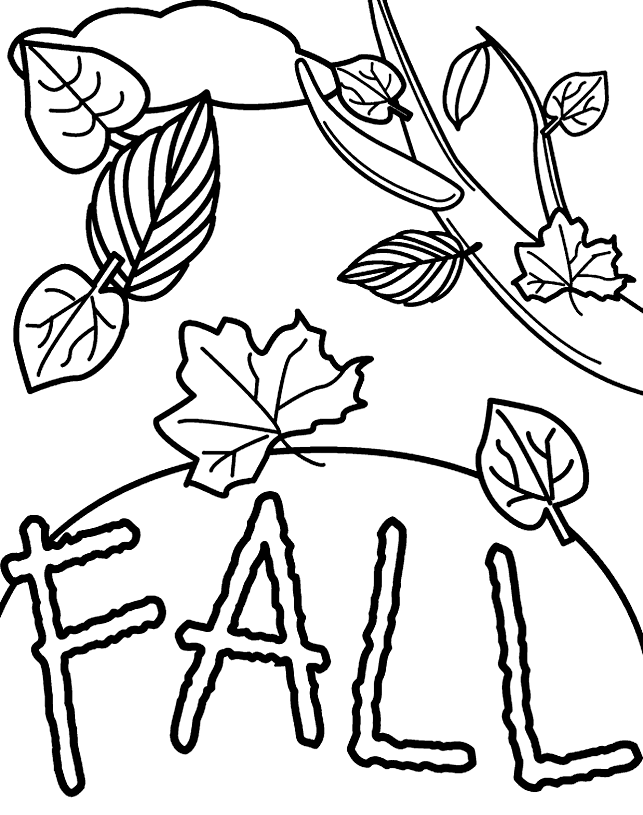 Dibujo para colorear: Temporada de Otoño (Naturaleza) #164115 - Dibujos para Colorear e Imprimir Gratis