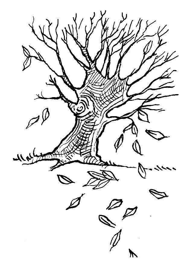 Dibujo para colorear: Temporada de Otoño (Naturaleza) #164119 - Dibujos para Colorear e Imprimir Gratis