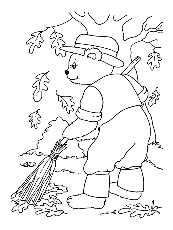 Dibujo para colorear: Temporada de Otoño (Naturaleza) #164126 - Dibujos para Colorear e Imprimir Gratis