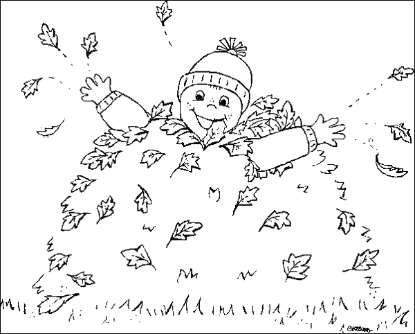 Dibujo para colorear: Temporada de Otoño (Naturaleza) #164191 - Dibujos para Colorear e Imprimir Gratis