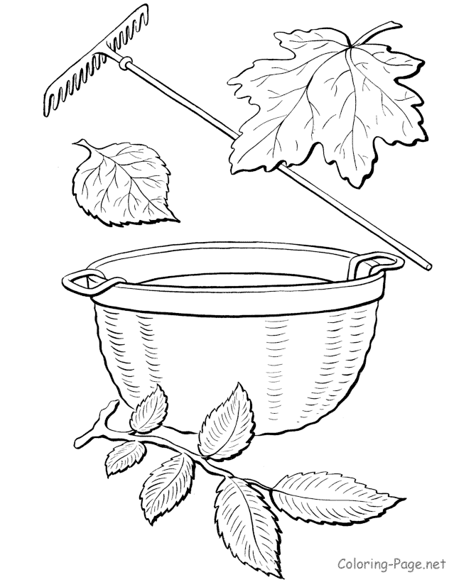 Dibujo para colorear: Temporada de Otoño (Naturaleza) #164283 - Dibujos para Colorear e Imprimir Gratis