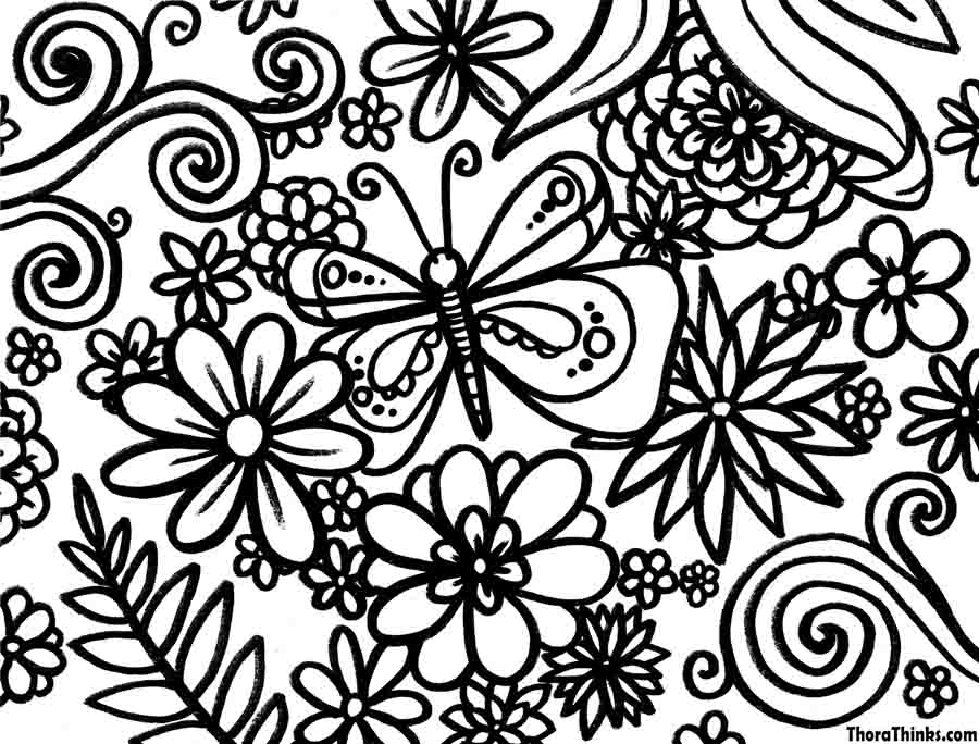 Dibujo para colorear: Temporada de Primavera (Naturaleza) #164759 - Dibujos para Colorear e Imprimir Gratis