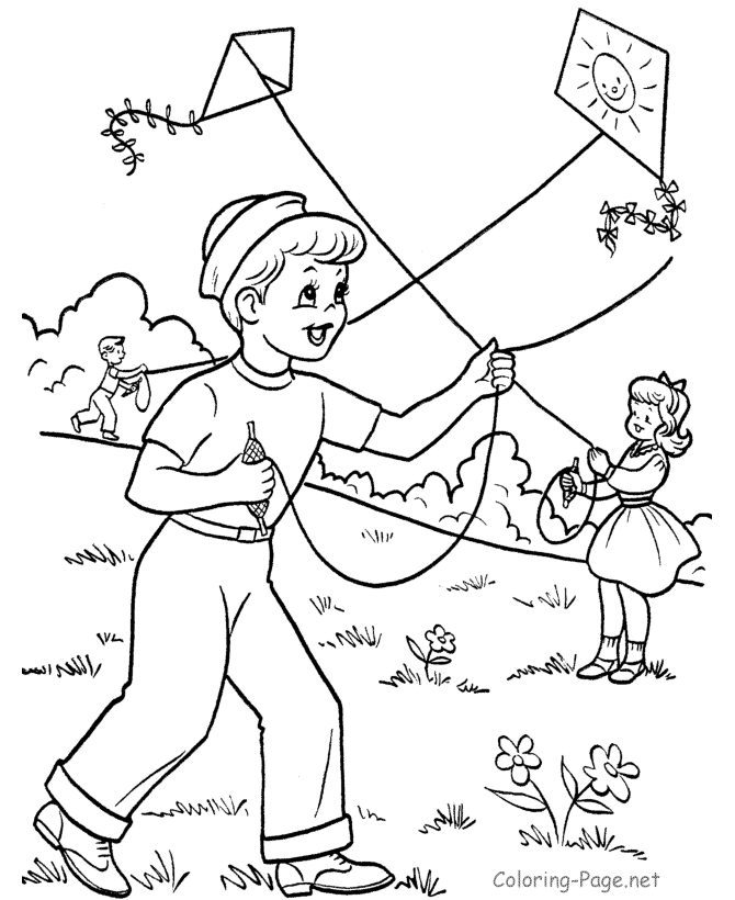 Dibujo para colorear: Temporada de Primavera (Naturaleza) #164774 - Dibujos para Colorear e Imprimir Gratis