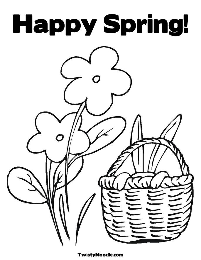 Dibujo para colorear: Temporada de Primavera (Naturaleza) #164793 - Dibujos para Colorear e Imprimir Gratis