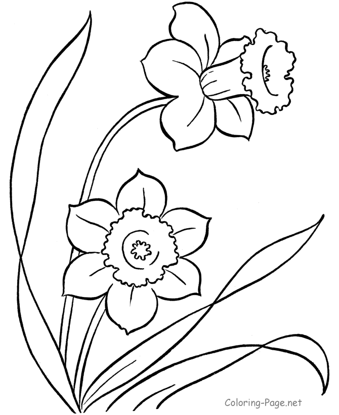 Dibujo para colorear: Temporada de Primavera (Naturaleza) #164795 - Dibujos para Colorear e Imprimir Gratis