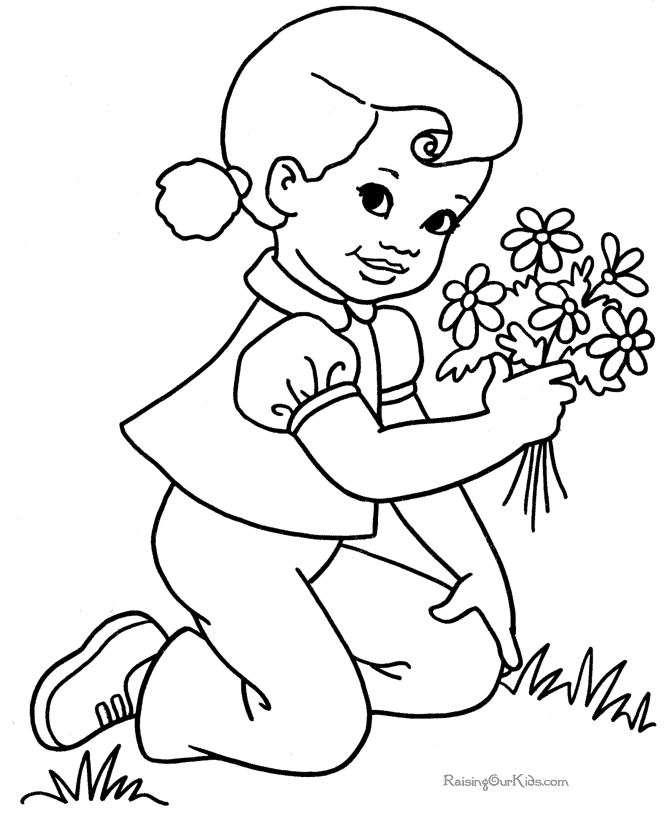 Dibujo para colorear: Temporada de Primavera (Naturaleza) #164811 - Dibujos para Colorear e Imprimir Gratis